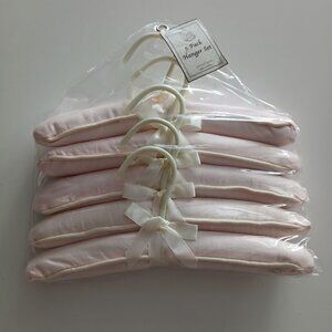 Fancy Pink Cloth Baby Hangers - set of (5) by London Home NEW